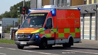 [Neuer RTW] Einsatzfahrten Rettungsdienst der Feuerwehr Bergheim