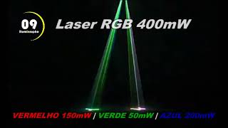 Laser RGB 400 | 09 Iluminação