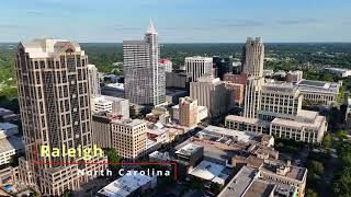 Raleigh, NC | Aerial Drone Footage 2024 4K