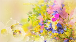 Футаж ЦВЕТОЧНЫЙ -7 Floral Footage-7 Video Background HD