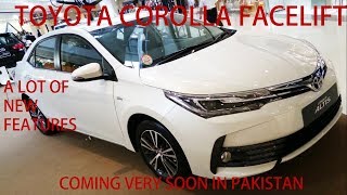 Face-lifted Corolla with some cosmetic Changes and a whole lot of new features | Launching | Details