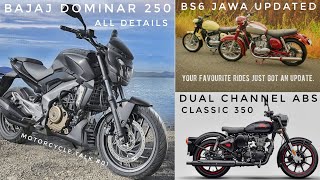 Bajaj Dominar 250, Jawa classic and Jawa 42, RE Classic 350 Dual channel ABS: Motorcycles Talk 01