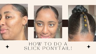 How to Do a Slick PonyTail? #howtobraidyourownhair #blackgirlinchina #howto #vlog