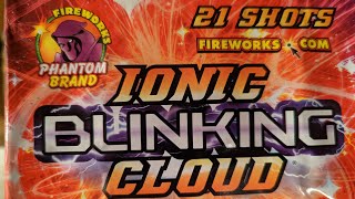 Ionic Blinking Cloud 21 Shot 200 Gram Firework By Phantom