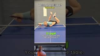 Which Shot is Illegal Explanation. #notjustpingpong #pingpong #tabletennis