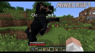 Minecraft Horses Ep #1 - A Horse Named Cloudy! (HD)