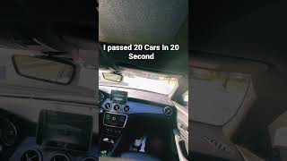 I passed 20 Cars in 20 Seconds