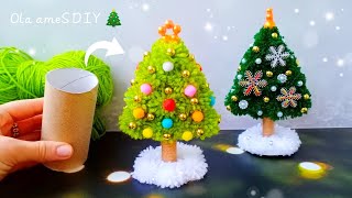 🌟🎄Superb Christmas Tree Making Idea with Yarn- Easy Way to Make It- DIY Amazing Christmas Decor Idea