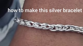 How to make this bracelet| silver bracelet| chandi ka braslet | crafting bracelet#foryou #goviral