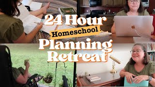 LEFT ALL ALONE AT HOME * 24 hours to get our homeschool planned for the year!