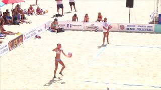 14U Division - AAU Beach VB - National Championships -  Standage/Belardi vs. Boyd/Walker