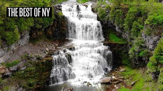 Exploring Upstate NY Waterfalls-  Chittenango Falls State Park & Green Lake State Park