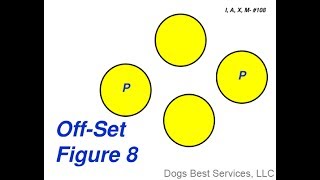 AKC Rally Advanced Sign #108 : Offset Figure 8