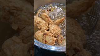 Crispy Fried Chicken 🍗 #friedchicken #chickenrecipe #chicken #crispy #cooking #frying #ytshortsvideo