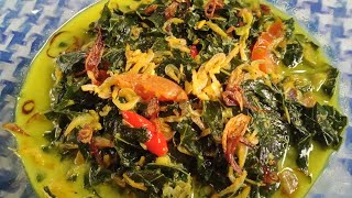 SAYUR DAUN SINGKONG REBON - RESEP MAKAN MALAM