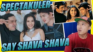 Spectakuler !! parodi india SAY SHAVA SHAVA ( Kabhi Kushi Kabhi Gham ) by VINA FAN ) || REACTION