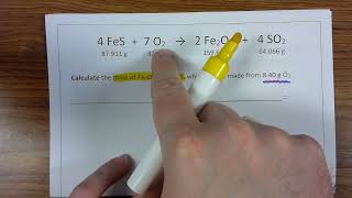 ChemHelp / How to Calculate the Mass of One Substance Using the Mass of a Different Substance