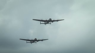 The two Lancasters at Duxford, 2014