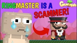 RINGMASTER IS A SCAMMER! | Growtopia Carnival