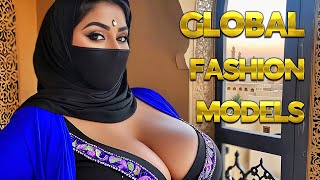 The Style of the Most Beautiful Fashion Models from around the World 💄 Woman Body 🔥 AI ART LOOKBOOK