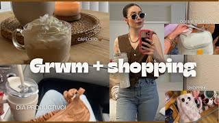 UN DIA MUY OCUPADO😮‍💨|VAMONOS DE SHOPPING ,NUEVO SKINCARE+HAUL DE COMPRAS 🛍️🤍#grwm #haul