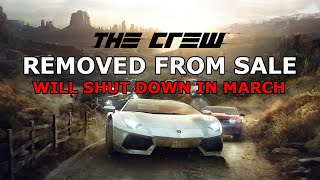 The Crew REMOVED FROM SALE and Will SHUT DOWN in March