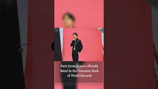 Park Jimin is now officially listed in the Guinness Book of World Records🔥 #parkjimin