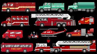 Fire Vehicles 2 - Emergency Trucks & Apparatus - The Kids' Picture Show