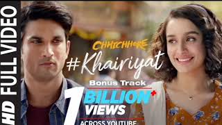 Full Song: KHAIRIYAT (BONUS TRACK) | CHHICHHORE | Sushant, Shraddha | Pritam, Amitabh B❘Arijit Singh