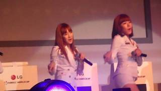 [FanCam] 091108 SNSD - Chocolate Love@LG Mobile WorldCup