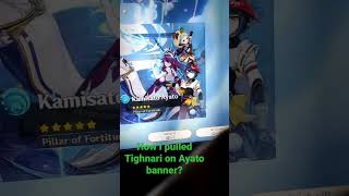 guys help how I pulled tighnari on ayato banner