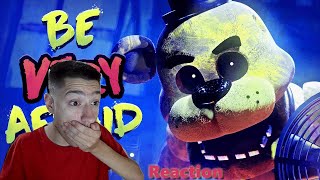 Swaggy's Here| Reaction to FNAF SONG “Be Very Afraid (Rework)” [ANIMATED LYRICS]