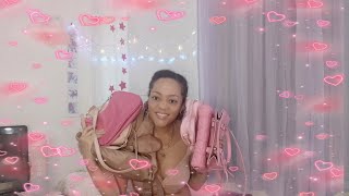 Minhas bolsas cor de rosa (ou quase)