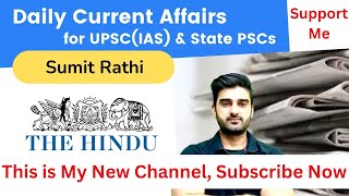 October 2022 Current Affairs by Sumit Rathi Sir | Daily Current Affairs New Channel Support Me