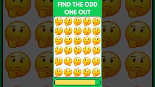 Find The ODD One Out - Emoji Quiz