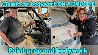 Classic car body work, paint prep tips and a Morris Minor update!