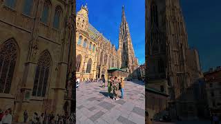 Österreich Wien Stephansplatz 1914 und Wien 2024 - #vienna  #short t #4k #travel #austria