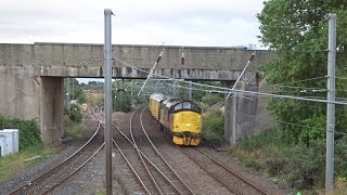 Colas Rail 37219 'Jonty Jarvis' & 37421 Pass Barassie On 1Q75 - 3rd August 2017