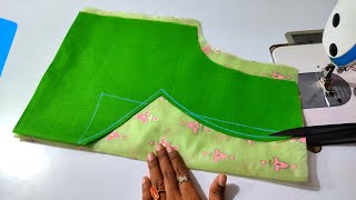 New modle latest blouse back design|| Beautiful blouse design cutting & stitching| Blouse back neck