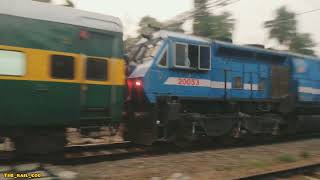 KJM WDP4 Bleed Blue with Garibrath Express | 2 in 1 compilation | #indianrailways