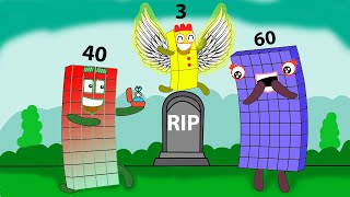 Numberblocks 40 Propose to Numberblocks 60 | Fanmade coloring story