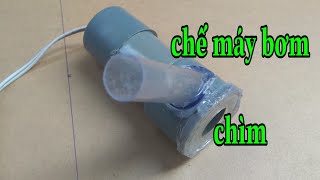 Chế máy bơm nước mini ( bơm bể cá cảnh) đơn giản | NVT Thích Chế Tạo