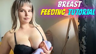 [4K] Breast Feeding Tutorial With Mom 2024