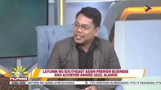 Southeast Asian Premier Business & Achiever Award Guesting on Rise and Shine Pilipinas PTV4 11/08/23