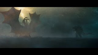 Godzilla yeets Ghidorah [KOTM scene]