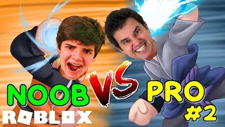 ROBLOX | NOOB VS PRO | NARUTO VS SASUKE | PEDRO MAIA