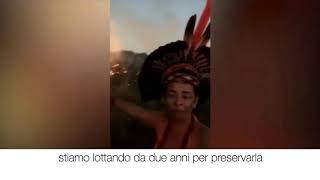 AMAZZONIA IN FIAMME - L’appello di un’indigena: “Noi non staremo zitti!”