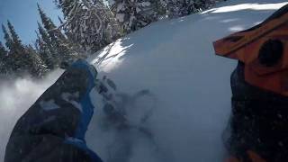 Powder Donuts on Ski Doo 850