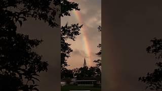 🌈🌬 Rainbow in Kissimmee (Buenaventura Lakes BVL) Florida 😍beautiful😍 #shorts