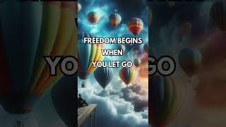 Freedom begins when you let go of fear #freedom #motivation